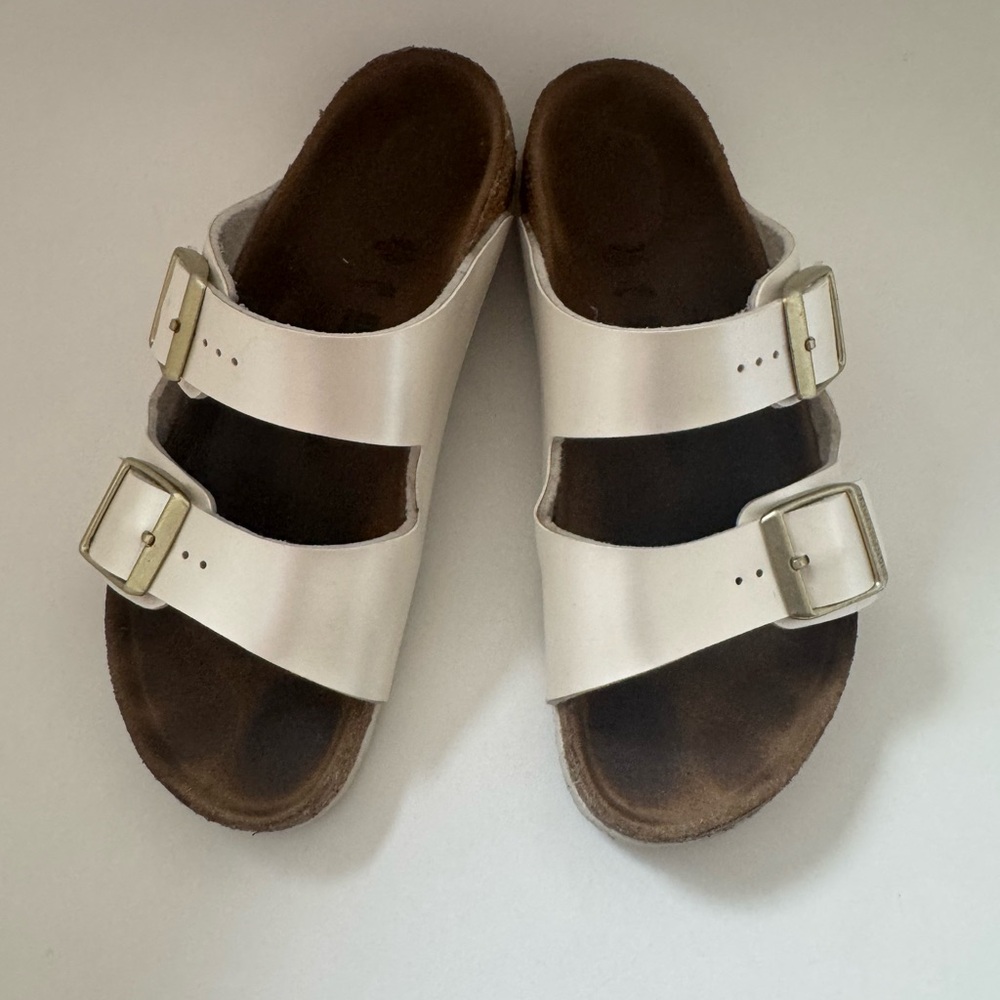 Birkenstock Arizona Kids | Birko- Flor | Electric Metallic Pearl